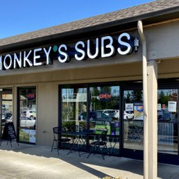 Monkey’s Subs Storefront and Entrance Monkey’s Subs Storefront and Entrance