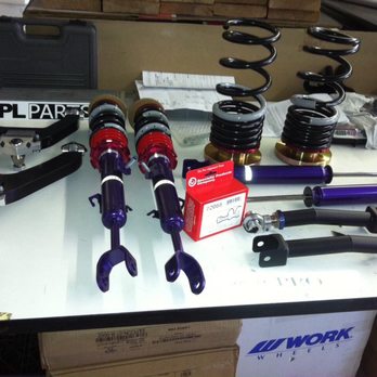 AutoRnD - SPL Parts Upper and Lower cambers, Tanabe Coilovers for my 350Z - Tires Near Me - Fremont, California
