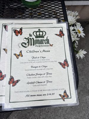 Menu photo 3 The Monarch Pub & Restaurant Pacific Grove, CA Menu photo 3 The Monarch Pub & Restaurant Pacific Grove, CA