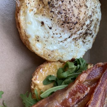 Narrative Coffee - Breakfast biscuit sandwich + bacon - Coffee & Tea Near Me - Everett, Washington