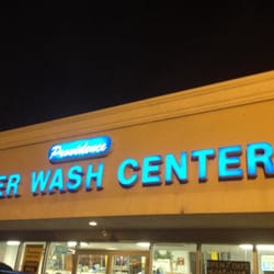 Providence Super Wash Center - The sign