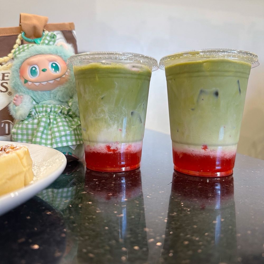 BOGO strawberry matcha lattes! $6.95 for both drinks on 09.28.2025 BOGO strawberry matcha lattes! $6.95 for both drinks on 09.28.2025