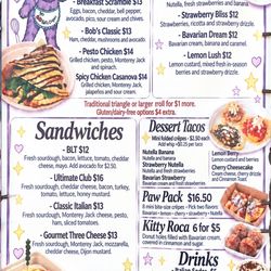 Kat’z Crepes - Menu
