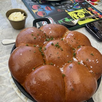 Gordon Ramsay at The Carnaby - Parker rolls - basic bread I would pass for the price - British Near Me - Anaheim, California