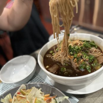 Bhan Thai Lao Kitchen - 1. Boat Noodle Soup 1. Tum Thai w/ scrimp - Thai Near Me - Vacaville, California