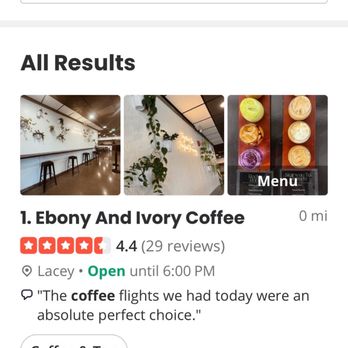 Ebony And Ivory Coffee - Coffee & Tea Near Me - Lacey, Washington Ebony And Ivory Coffee - Coffee & Tea Near Me - Lacey, Washington