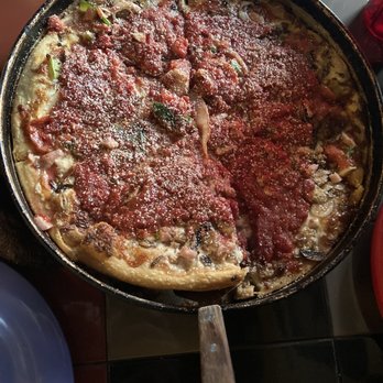 Cappy's Pizza - Large Chicago Style Deep Dish pizza done Cappy's style - Italian Near Me - Riverview, Florida