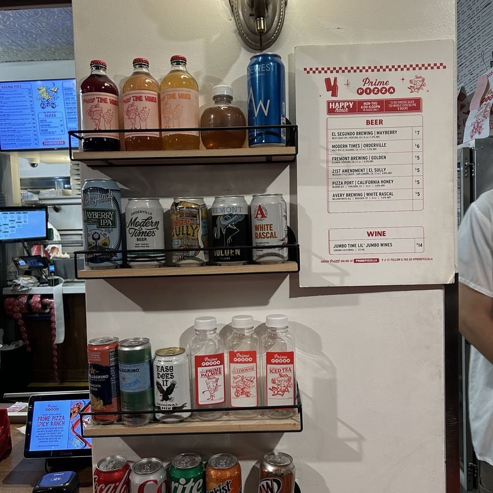 Prime Pizza - Branded wine and drinks - Pizza Near Me - Burbank, California Prime Pizza - Branded wine and drinks - Pizza Near Me - Burbank, California