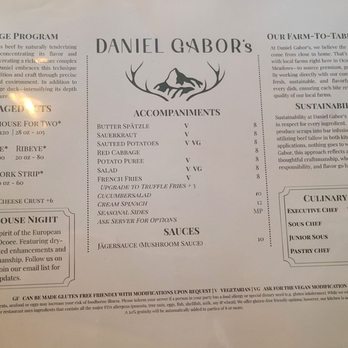 Daniel Gabor's - Menu - Modern European Near Me - Ocoee, Florida Daniel Gabor's - Menu - Modern European Near Me - Ocoee, Florida
