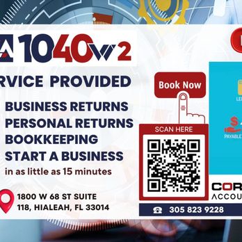 Corey & Associates - Do you have a business or tax question and looking for answers - Accountants Near Me - Hialeah, Florida Corey & Associates - Do you have a business or tax question and looking for answers - Accountants Near Me - Hialeah, Florida