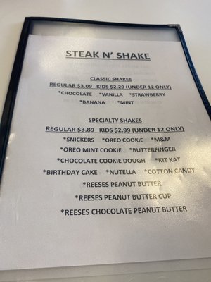 Menu photo 2 Steak ’n Shake Greenville, SC Menu photo 2 Steak ’n Shake Greenville, SC