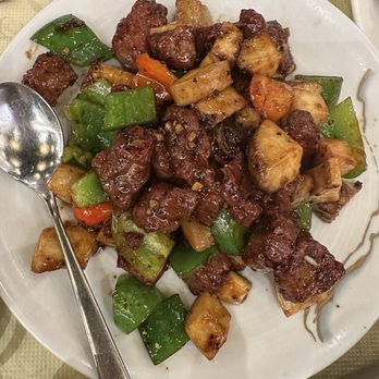 Ocean Pearl - Beef stir fry with mushrooms and bell peppers - Cantonese Near Me - Milpitas, California Ocean Pearl - Beef stir fry with mushrooms and bell peppers - Cantonese Near Me - Milpitas, California