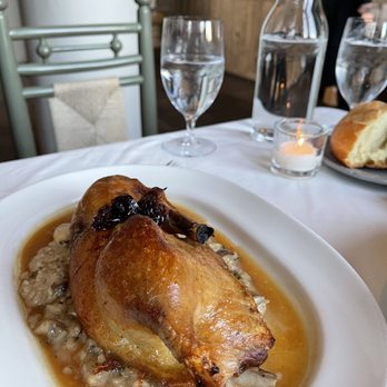 Mistral - Half Whole Roasted Duck & Wild Mushroom Risotto - French Near Me - Boston, Massachusetts