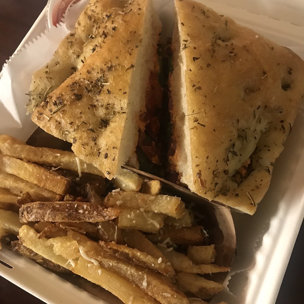 The Table - Vegan pepperoni with fries - American Near Me - Louisville, Kentucky The Table - Vegan pepperoni with fries - American Near Me - Louisville, Kentucky
