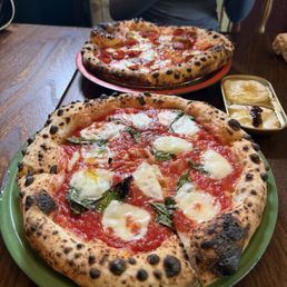 Margherita and Pepperoni jalapeno Hot Honey Margherita and Pepperoni jalapeno Hot Honey