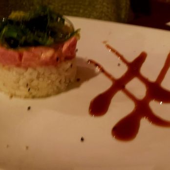 Black Lab Bistro - Salmon and rice in a subpar photo (oops, maybe a little too much wine?) - New American Near Me - Phoenixville, Pennsylvania