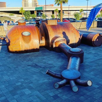 AREA15 - Outside parking lot entrance robot statue - Venues & Event Spaces Near Me - Las Vegas, Nevada