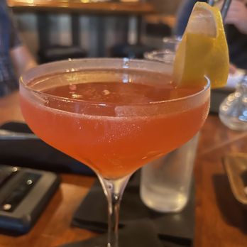 Grace & Disgrace - I forgot the name, but it the strawberry added some great flavor! Delicious drink - Cocktail Bars Near Me - Rochester, New York