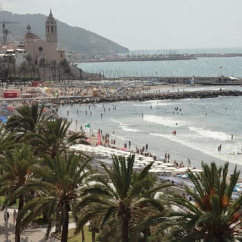 Hotel Calipolis - Views from the balcony - Hotels Near Me - Sitges, B