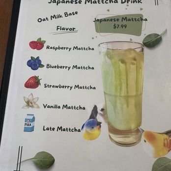 Jugem - Matcha Drink menu on 07.02.2025 - Japanese Curry Near Me - Honolulu, Hawaii