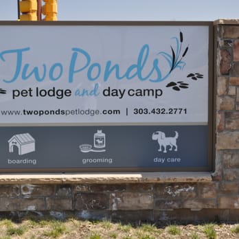 Two Ponds Pet Lodge - Sign on west 80th - Pet Groomers Near Me - Arvada, Colorado Two Ponds Pet Lodge - Sign on west 80th - Pet Groomers Near Me - Arvada, Colorado