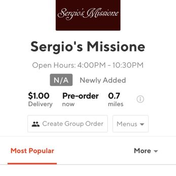 Sergio's Missione - Italian Near Me - Lodi, New Jersey Sergio's Missione - Italian Near Me - Lodi, New Jersey