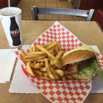 Fantasy Burger - Bacon Cheeseburger (no onion) and fries! Fresh and delicious! - Burgers Near Me - Placentia, California Fantasy Burger - Bacon Cheeseburger (no onion) and fries! Fresh and delicious! - Burgers Near Me - Placentia, California