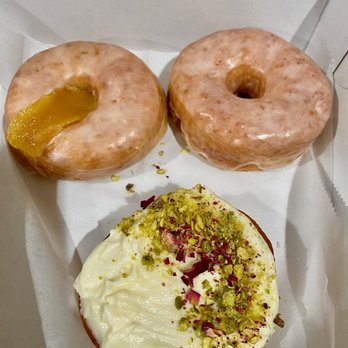 Fan-Fan Doughnuts - Luna lemon + vanilla glaze + Iran - Donuts Near Me - Brooklyn, New York