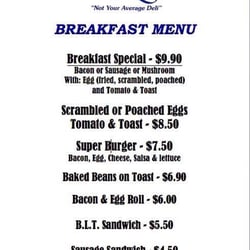 Manly Deli - Our breakfast is all day. So you can order anytime of the day.