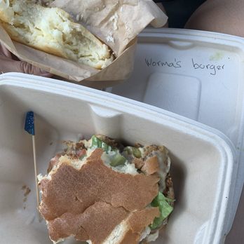 Norma's Plant Based Cuisine - Norma's house burger and Arepas Rellenas Con Queso - Vegan Near Me - Altamonte Springs, Florida Norma's Plant Based Cuisine - Norma's house burger and Arepas Rellenas Con Queso - Vegan Near Me - Altamonte Springs, Florida