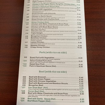 Chinatown Restaurant - Menu - Szechuan Near Me - Sevierville, Tennessee