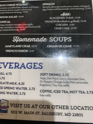 Menu photo 7 Harpoon Hanna's Fenwick Island, DE
