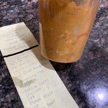 Lanna Thai Cuisine - Receipt from restaurant. See review for details please. - Thai Near Me - Williamsburg, Virginia