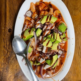 La Botana - a plate of food on a wooden table - Seafood Near Me - Phoenix, Arizona