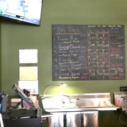 Elevated Grains - Craft Beer - Tap lineup in the first weeks of operation, October 2017.