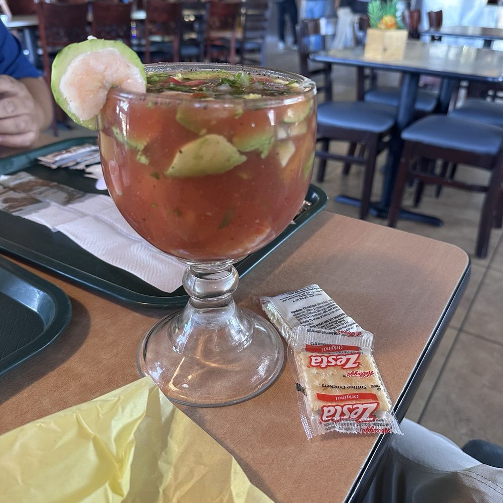 Los Alazanes - Shrimp Cocktail, I would avoid this. - Mexican Near Me - Phelan, California Los Alazanes - Shrimp Cocktail, I would avoid this. - Mexican Near Me - Phelan, California