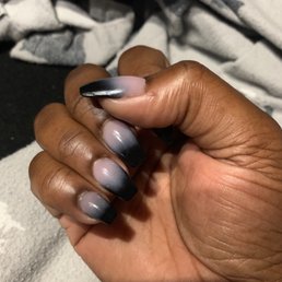 Cuticle damage to pinky, ring finger, and thumb. Cuticle damage to pinky, ring finger, and thumb.
