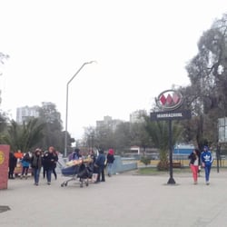 Metro Irarrázaval - Entrada al metro