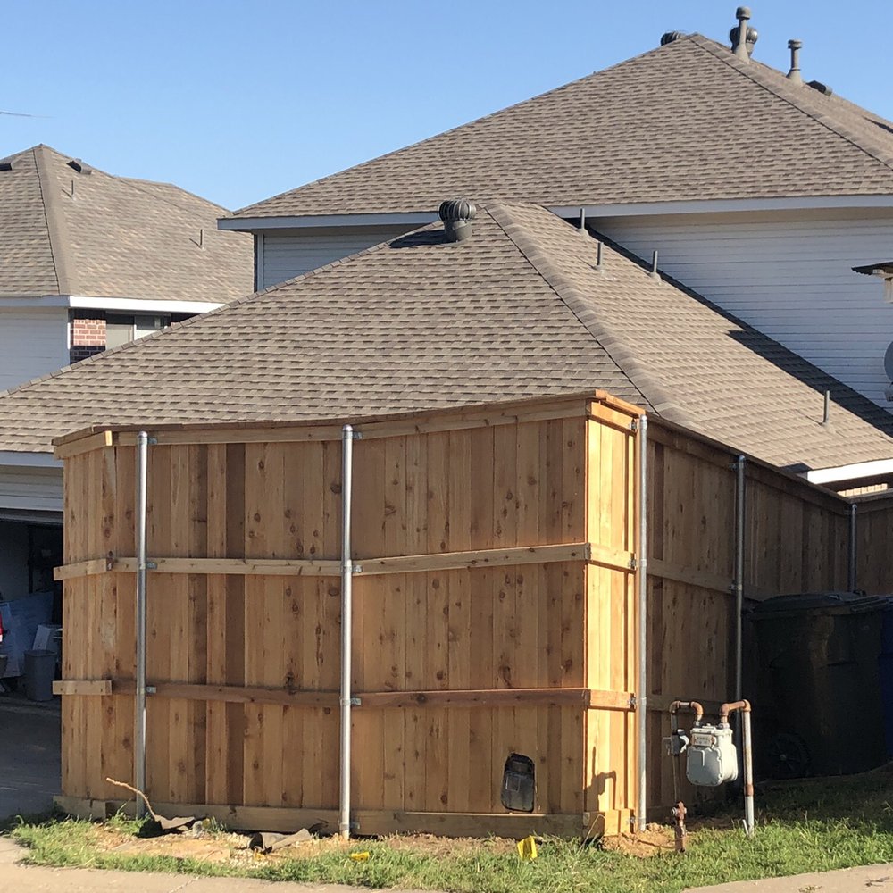 Reformed Outdoor Structures - Beautiful fence! We are on a steep hill and have uneven ground. - Patio Coverings Near Me - Dallas, Texas