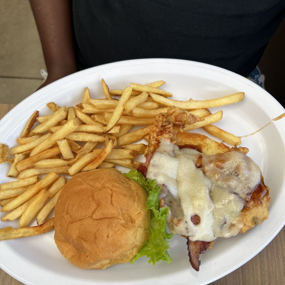Chix on the Beach - Bourbon chicken sandwich - Seafood Near Me - Virginia Beach, Virginia Chix on the Beach - Bourbon chicken sandwich - Seafood Near Me - Virginia Beach, Virginia