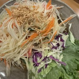 Greene papaya salad, tasty!
