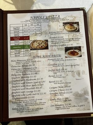 Menu photo 7 Napoli's Lufkin, TX