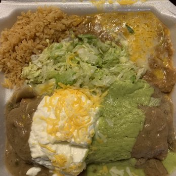 El Norteño - #14 Combo: Chimichanga with rice and beans (Machaca beef for my meat).  $9 - Mexican Near Me - Phoenix, Arizona