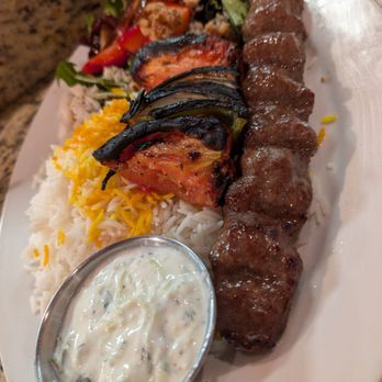 Panini Kabob Grill - Beef Koobideh Kabob - Single Strawberry-Date Salad Everything was amazing. The salad I would order every time. - Mediterranean Near Me - Long Beach, California Panini Kabob Grill - Beef Koobideh Kabob - Single Strawberry-Date Salad Everything was amazing. The salad I would order every time. - Mediterranean Near Me - Long Beach, California