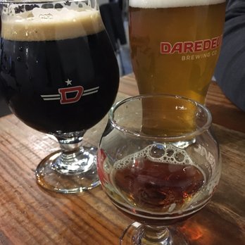 Daredevil Brewing - JWP American Stout, Smoked Doppelbock sample, and Liftoff American IPA. All delicious as usual. - Breweries Near Me - Indianapolis, Indiana Daredevil Brewing - JWP American Stout, Smoked Doppelbock sample, and Liftoff American IPA. All delicious as usual. - Breweries Near Me - Indianapolis, Indiana