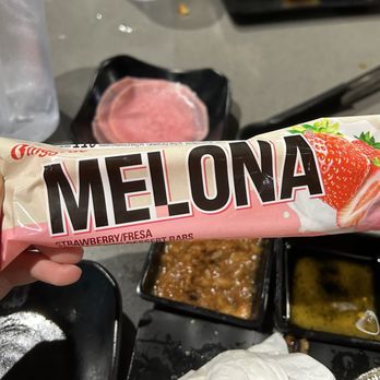 Ember Korean BBQ - Strawberry Melon Ice Cream - Korean Near Me - Elk Grove, California