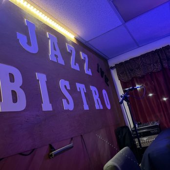 Jazz Bistro - The on stage sign. - Music Venues Near Me - Fairbanks, Alaska