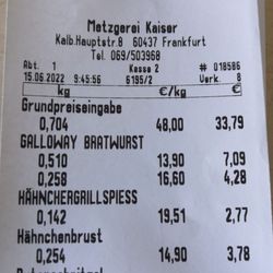 Metzgerei Kaiser