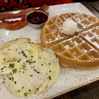 First Watch - Trifecta! Bacon, Over Easy Eggs, Waffle - Breakfast & Brunch Near Me - Bowie, Maryland First Watch - Trifecta! Bacon, Over Easy Eggs, Waffle - Breakfast & Brunch Near Me - Bowie, Maryland