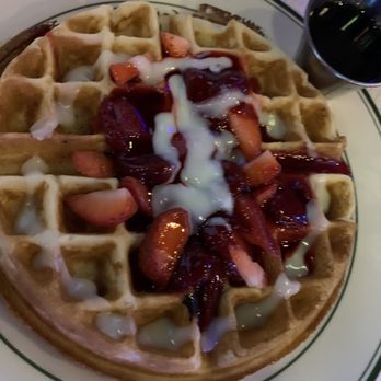 Hungry Like The Wolf - Waffle strawberry topped - American Near Me - Houston, Texas Hungry Like The Wolf - Waffle strawberry topped - American Near Me - Houston, Texas